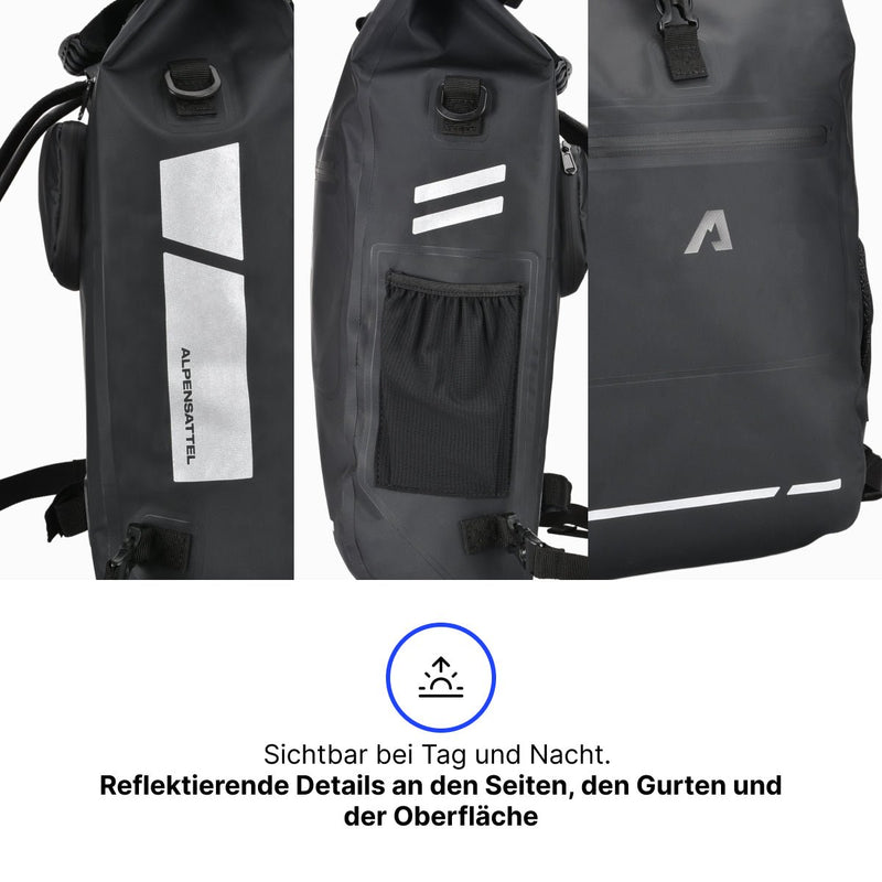 Alpensattel 3 in 1 Fahrradtasche - Alpensattel.de