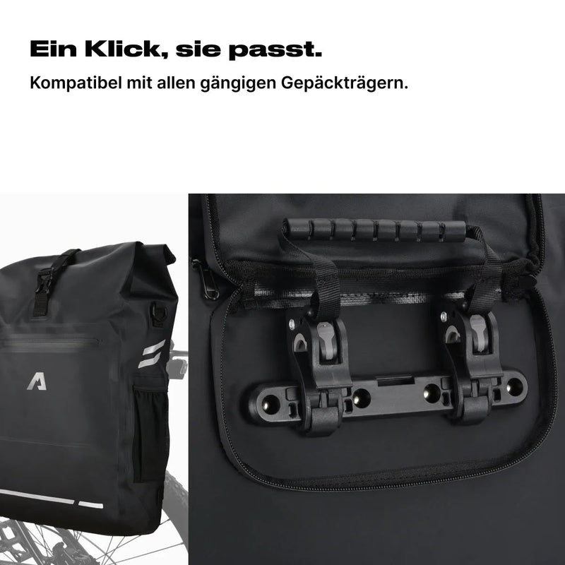 Alpensattel 3 in 1 Fahrradtasche - Alpensattel.de