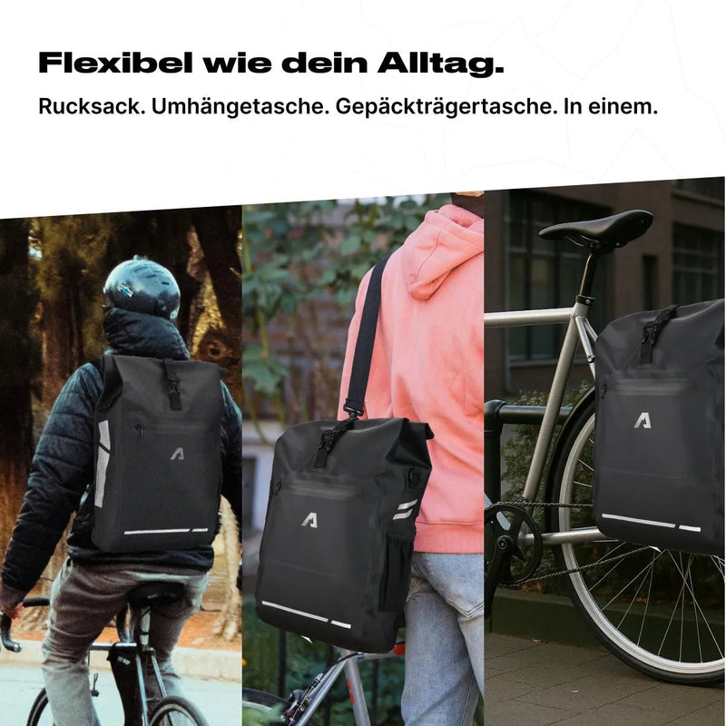 Alpensattel 3 in 1 Fahrradtasche - Alpensattel.de