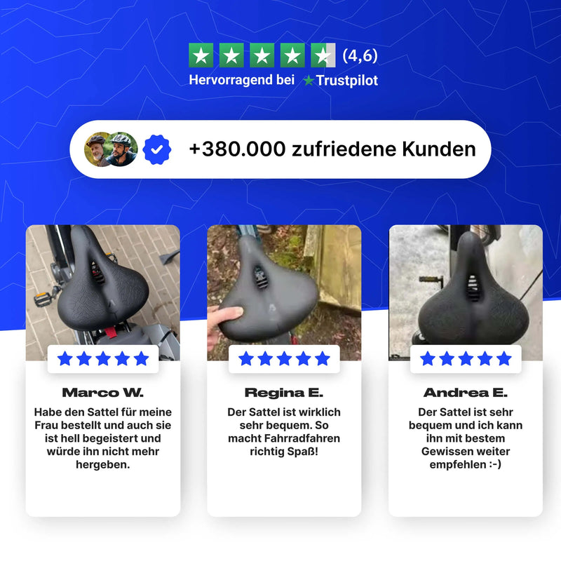 Alpensattel 3.0 Komfort+ - Alpensattel.de