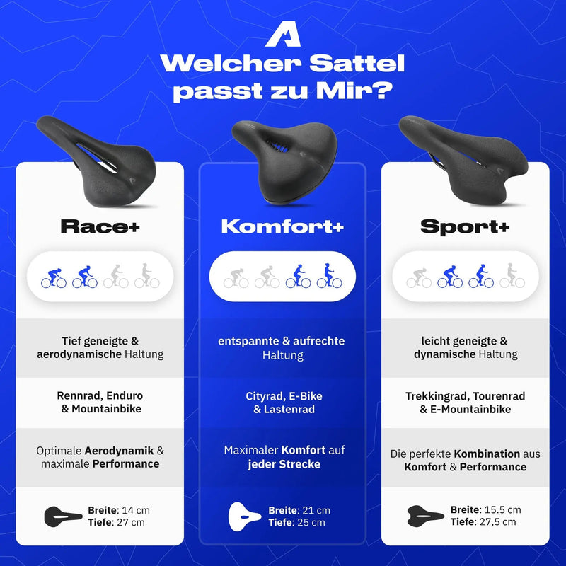 Alpensattel 3.0 Komfort+ - Alpensattel.de