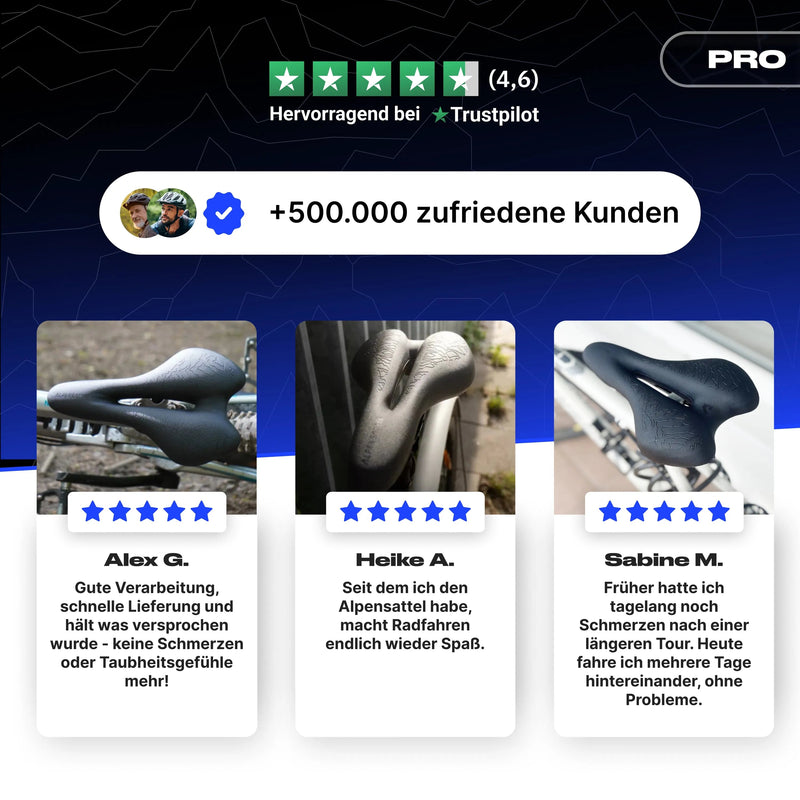 Alpensattel 3.0 Komfort PRO - Alpensattel.de