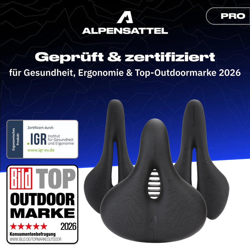 Alpensattel 3.0 Komfort PRO - Alpensattel.de