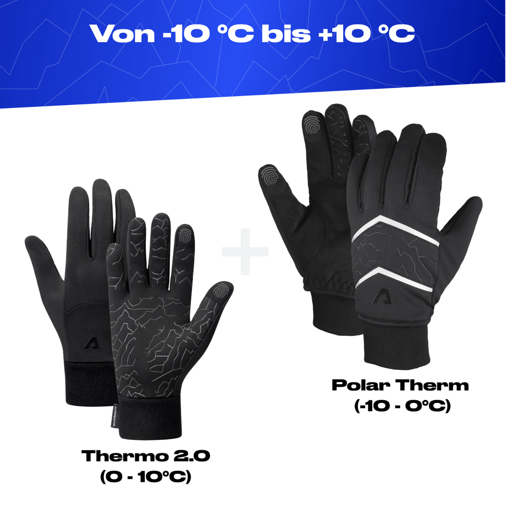 From -10 °C to +10 °C