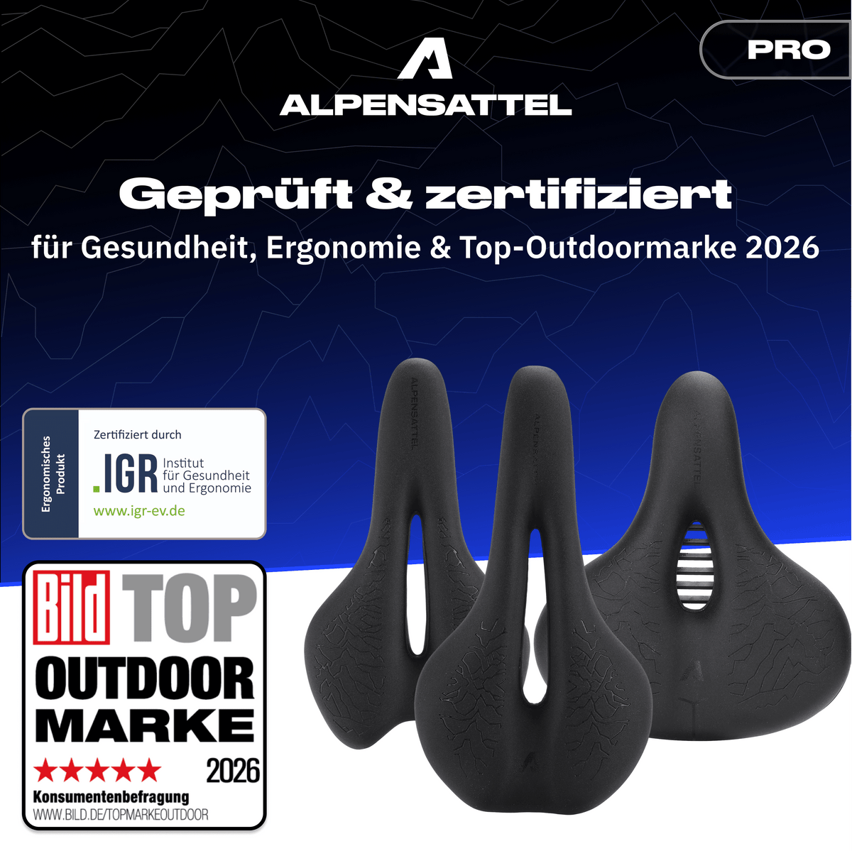Alpensattel 3.0 Race PRO - Alpensattel.de