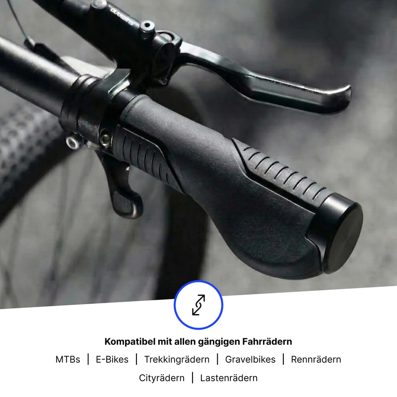 Alpensattel SoftGrip Fahrradgriffe – Prime Zubehör Bundle L
