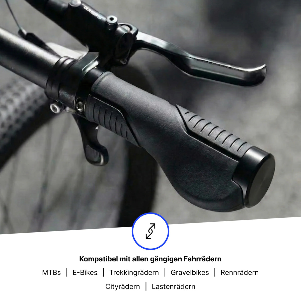 Alpensattel SoftGrip Fahrradgriffe – Prime Zubehör Bundle