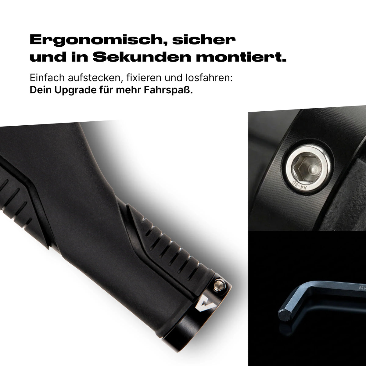 Alpensattel SoftGrip Fahrradgriffe – Prime Zubehör Bundle L