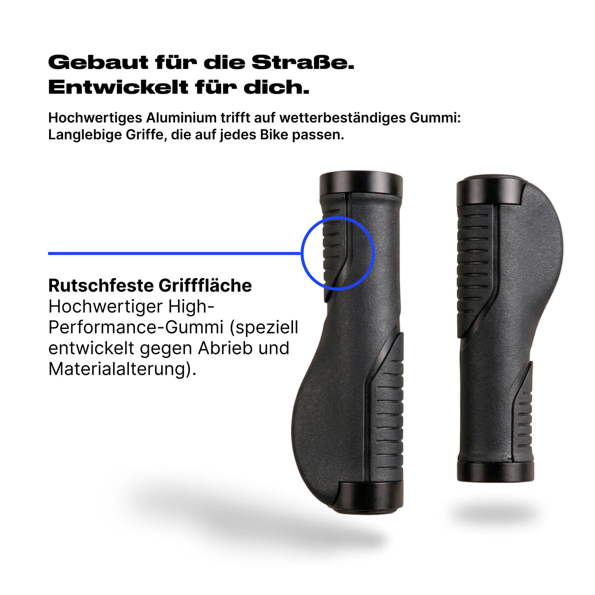 Alpensattel SoftGrip Fahrradgriffe – Prime Zubehör Bundle L