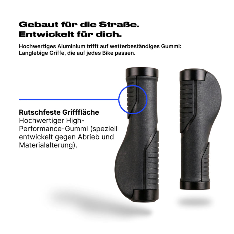 Alpensattel SoftGrip Fahrradgriffe – Prime Zubehör Bundle