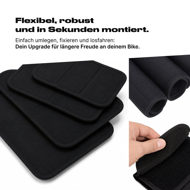 Alpensattel Rahmen und Pedal Transportschutz