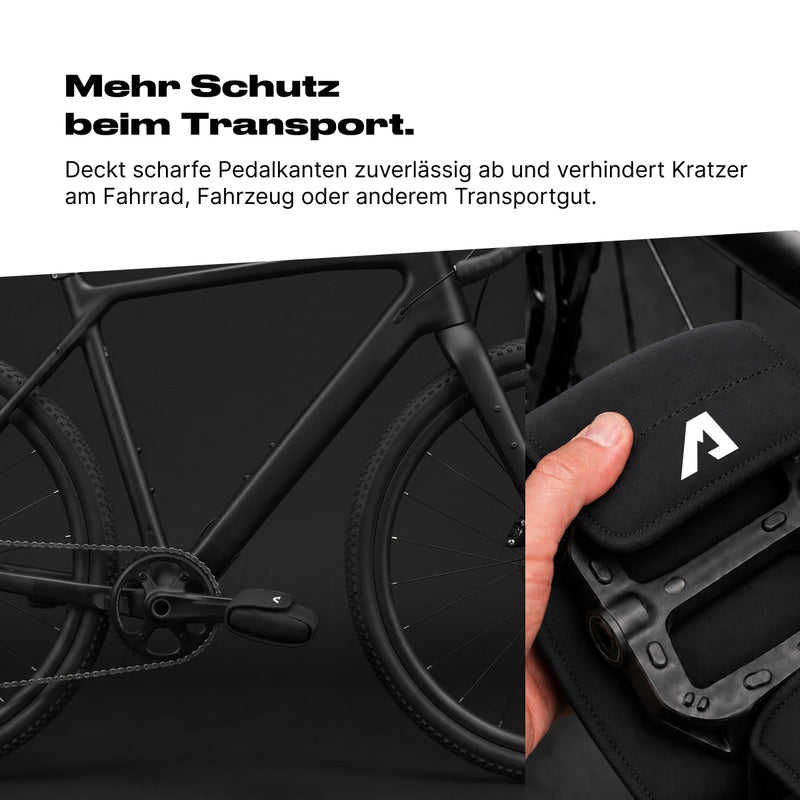 Alpensattel Rahmen und Pedal Transportschutz