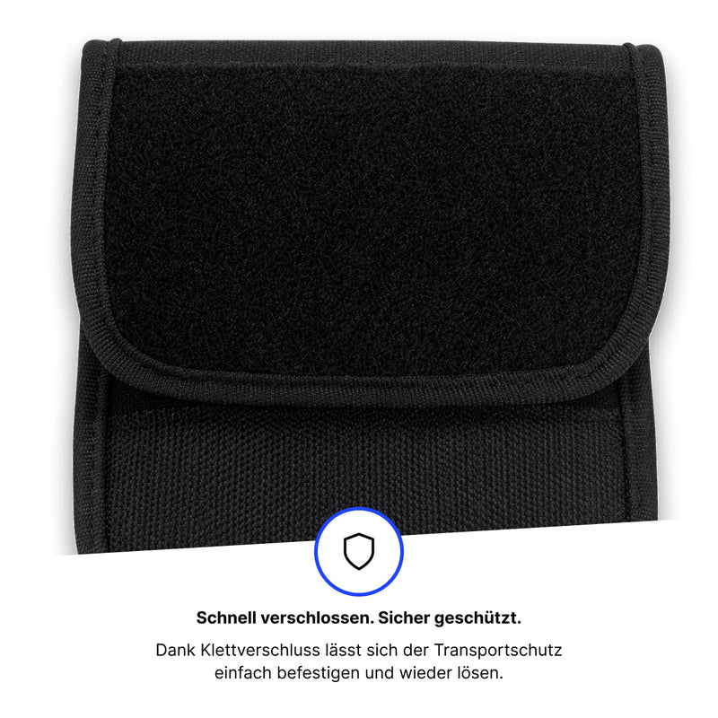 Alpensattel Rahmen und Pedal Transportschutz
