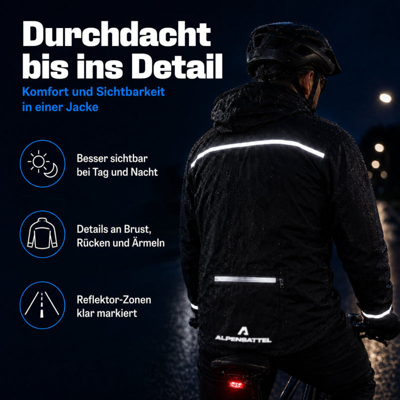 Alpensattel Rainshield - Vandtæt regnjakke