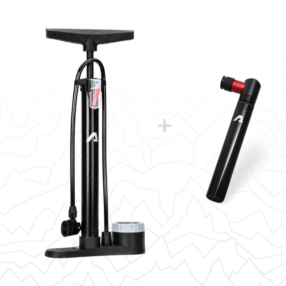 Fahrradpumpen-Set - Alpensattel.de