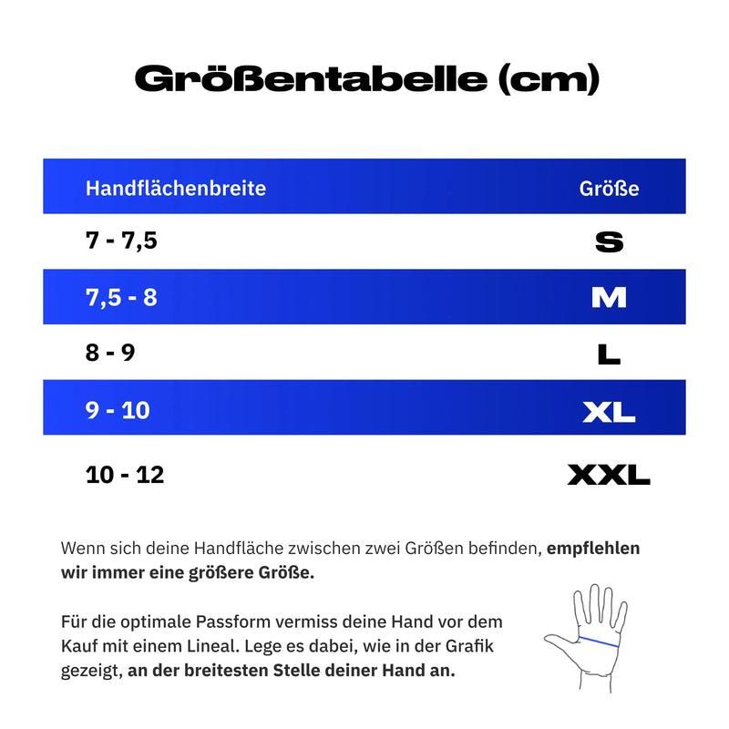 Gepolsterte Sommer Handschuhe – Prime Zubehör Bundle L