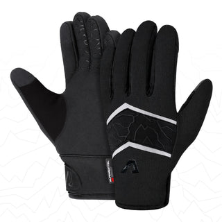 PolarTherm Winter Handschuhe 2.0 in Schwarz mit Reflexionsstreifen